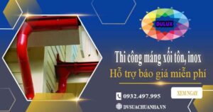 Hỗ trợ tư vấn báo giá máng xối tôn, inox tại Bến Cát【Miễn phí】