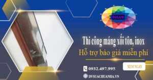 Hỗ trợ tư vấn báo giá máng xối tôn, inox tại Bình Chánh【Miễn phí】