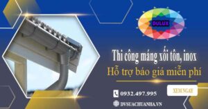 Hỗ trợ tư vấn báo giá máng xối tôn, inox tại Bình Tân【Miễn phí】