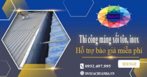 Hỗ trợ tư vấn báo giá máng xối tôn, inox tại Củ Chi【Miễn phí】