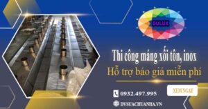 Hỗ trợ tư vấn báo giá máng xối tôn, inox tại Gò Vấp【Miễn phí】
