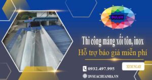 Hỗ trợ tư vấn báo giá máng xối tôn, inox tại Hóc Môn【Miễn phí】