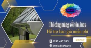 Hỗ trợ tư vấn báo giá máng xối tôn, inox tại Long Thành【Miễn phí】