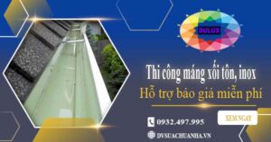 Hỗ trợ tư vấn báo giá máng xối tôn, inox tại Quận 1【Miễn phí】