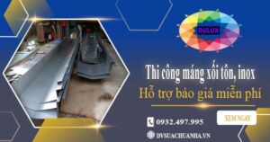 Hỗ trợ tư vấn báo giá máng xối tôn, inox tại Quận 10【Miễn phí】