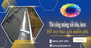 Hỗ trợ tư vấn báo giá máng xối tôn, inox tại Quận 5【Miễn phí】