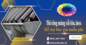 Hỗ trợ tư vấn báo giá máng xối tôn, inox tại Quận 6【Miễn phí】