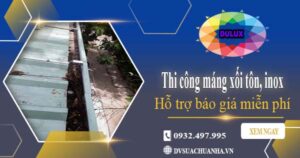 Hỗ trợ tư vấn báo giá máng xối tôn, inox tại Quận 9【Miễn phí】