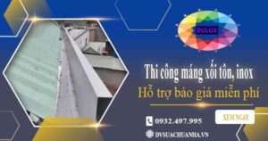 Hỗ trợ tư vấn báo giá máng xối tôn, inox tại Tân Phú【Miễn phí】