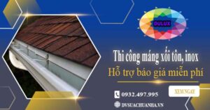Hỗ trợ tư vấn báo giá máng xối tôn, inox tại Tây Ninh【Miễn phí】