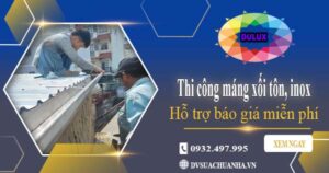 Hỗ trợ tư vấn báo giá máng xối tôn, inox tại Thủ Đức【Miễn phí】