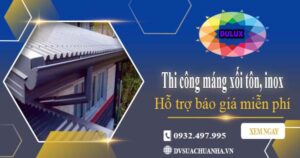 Hỗ trợ tư vấn báo giá máng xối tôn, inox tại TpHCM【Miễn phí】